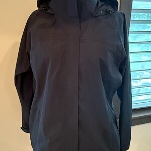 Eddie Bauer Women's Black Raincoat